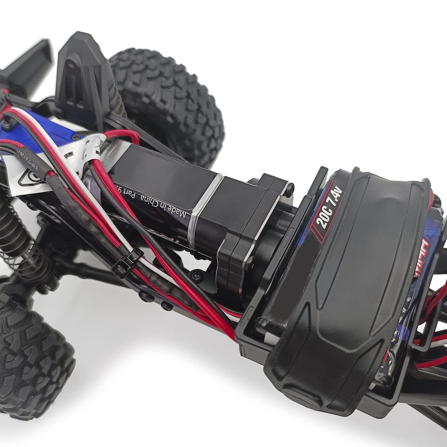 MOHERO Metal Complete Transmission Case Gearbox for 1:18 TRX4-M RC Truck Upgrade, with High Range Gears 16.6:1 Reduction Ratio