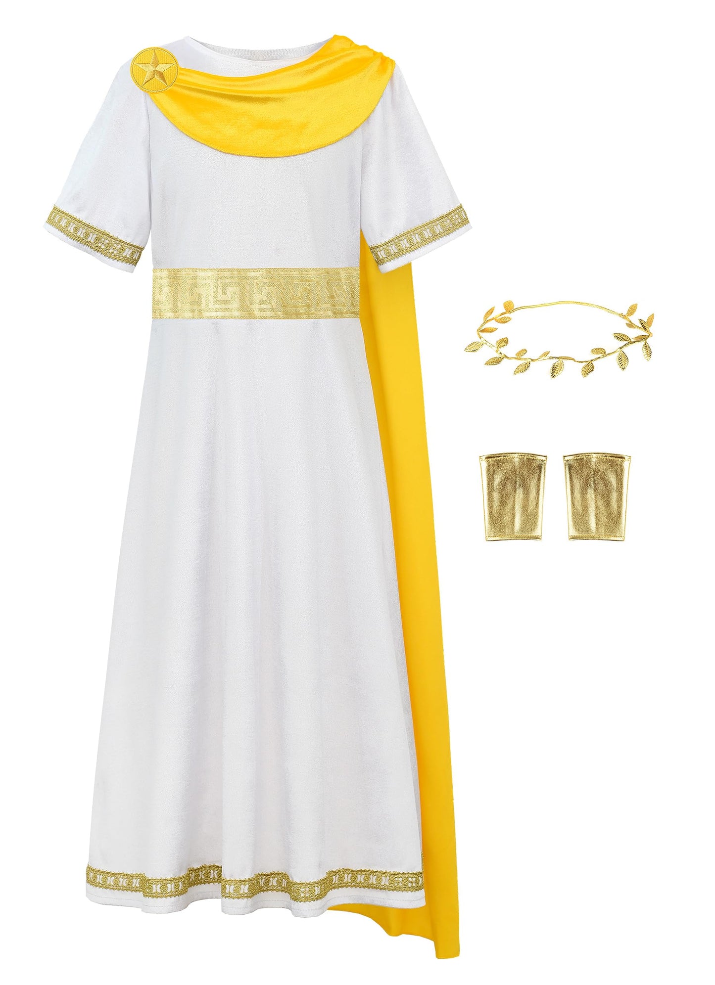Relibeauty Toga Costume Kids Boys Costume Roman Greek God Girls,6-7/130
