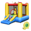 Olakids Inflatable Bounce House, Jumping Castle With Slide, Bouncing Area, Basketball Rim, Indoor Outdoor Bouncy House, Polyeste