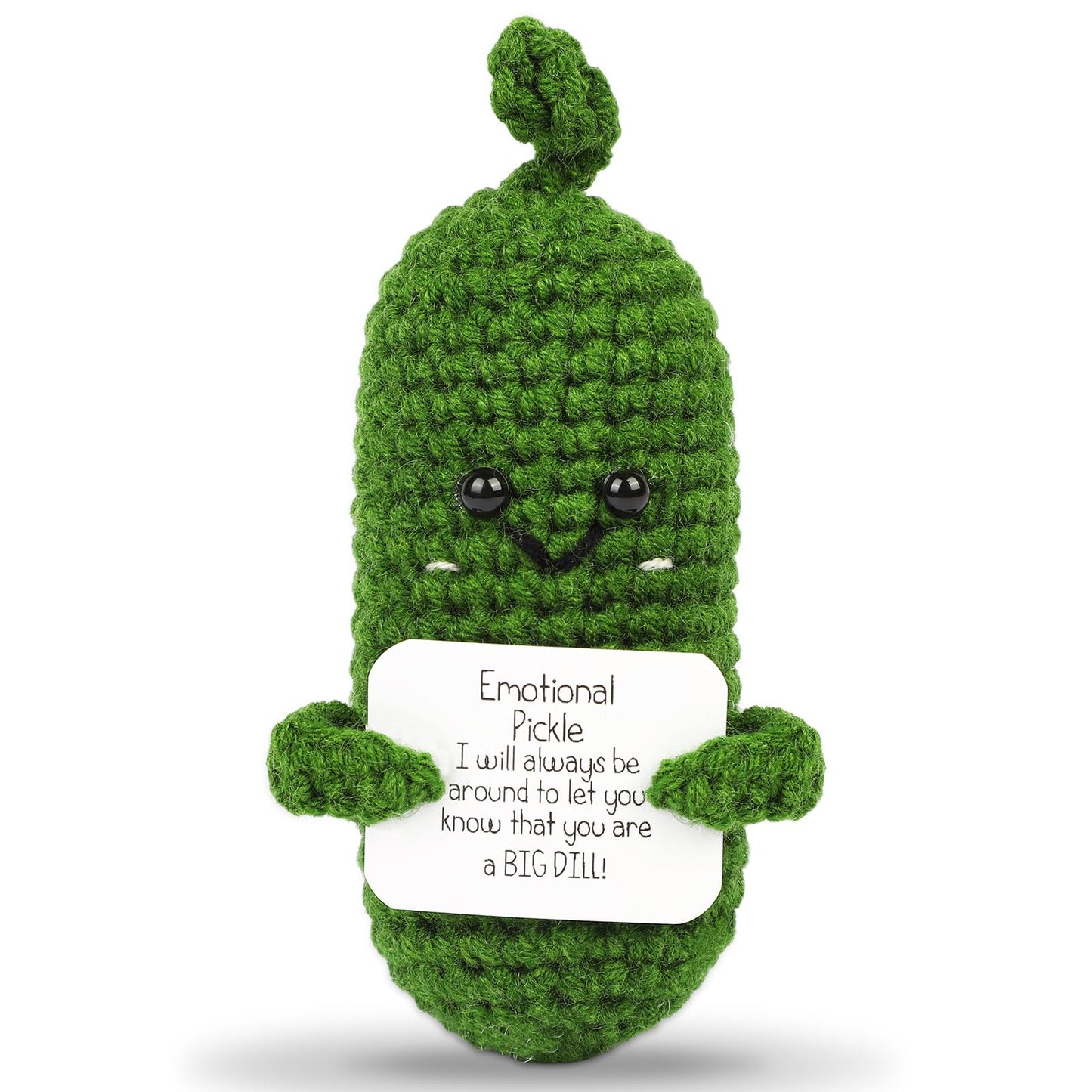 Dafuriet Mini Funny Potato, 3 Inch Knitted Wool Doll With Card For Cheer Up Gifts And Party Decorations, Cute Wool Positive Potato Crochet Doll For Birthday Gifts