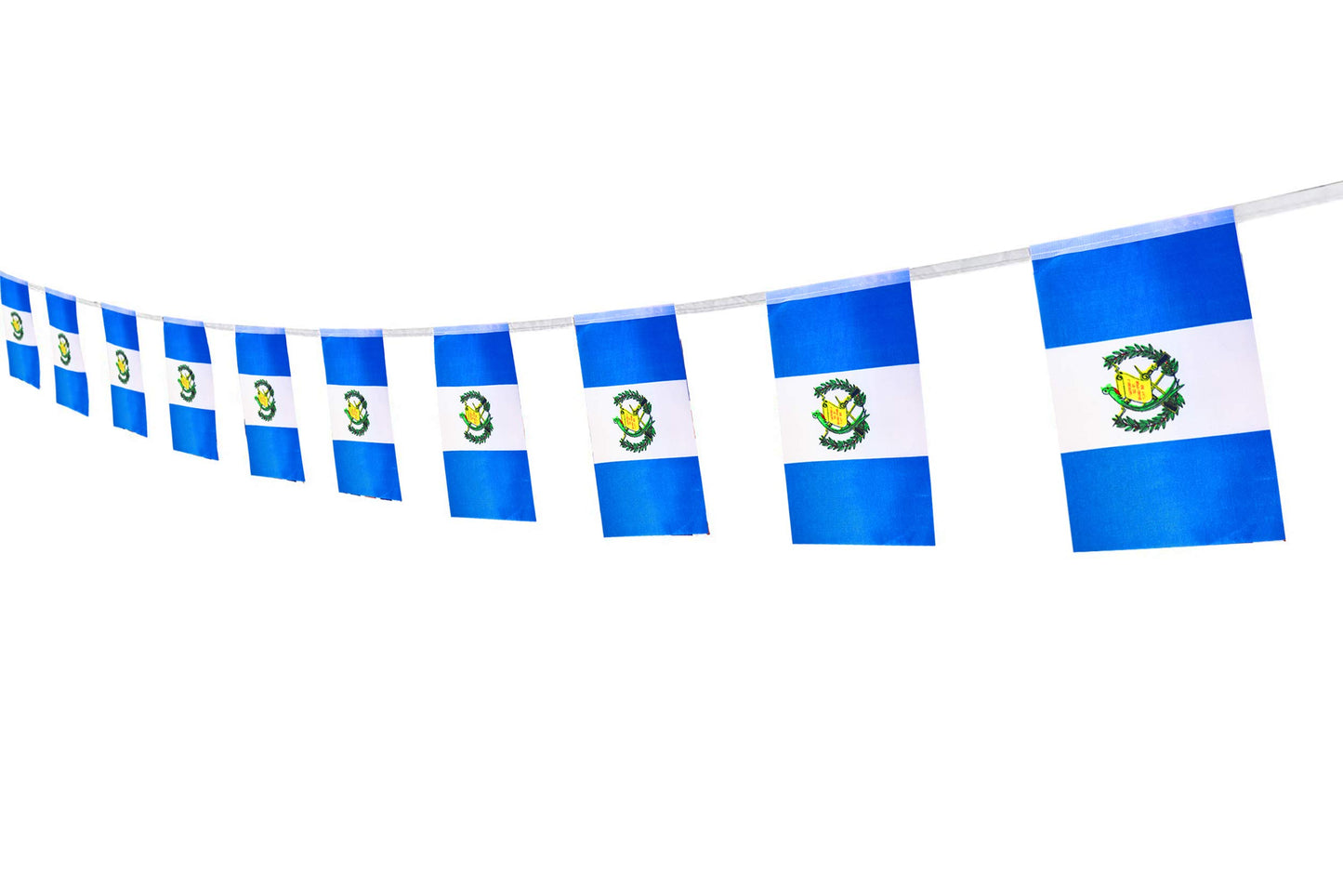 Guatemala Flag Guatemalan Flag,100Feet/76Pcs National Country World Pennant Flags Banner,Party Decorations Supplies For,Bar,Indo