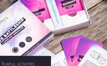 OpenMity Love Battleship Game for Lesbian Couples - Small, Multicolor, Cardstock, Fun Date Night Idea