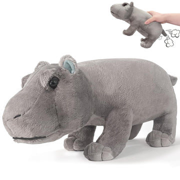 Hippo Plush Toy, Farting Plush Toy, Funny And Funny Animal Plush Toys, Lively Atmosphere Toys, Interesting Gifts For Kid And Col