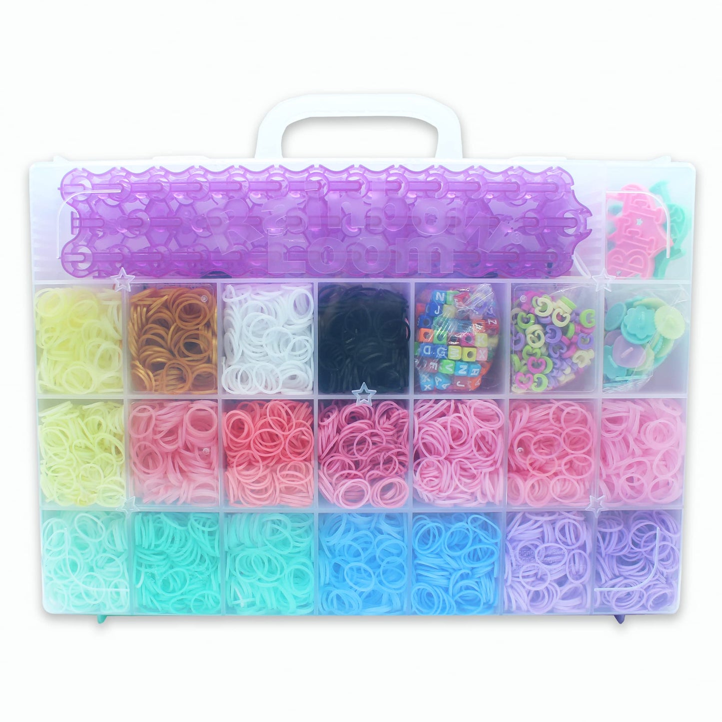 Rainbow Loom Bff Mega Button Set Featuring New Bff Loom