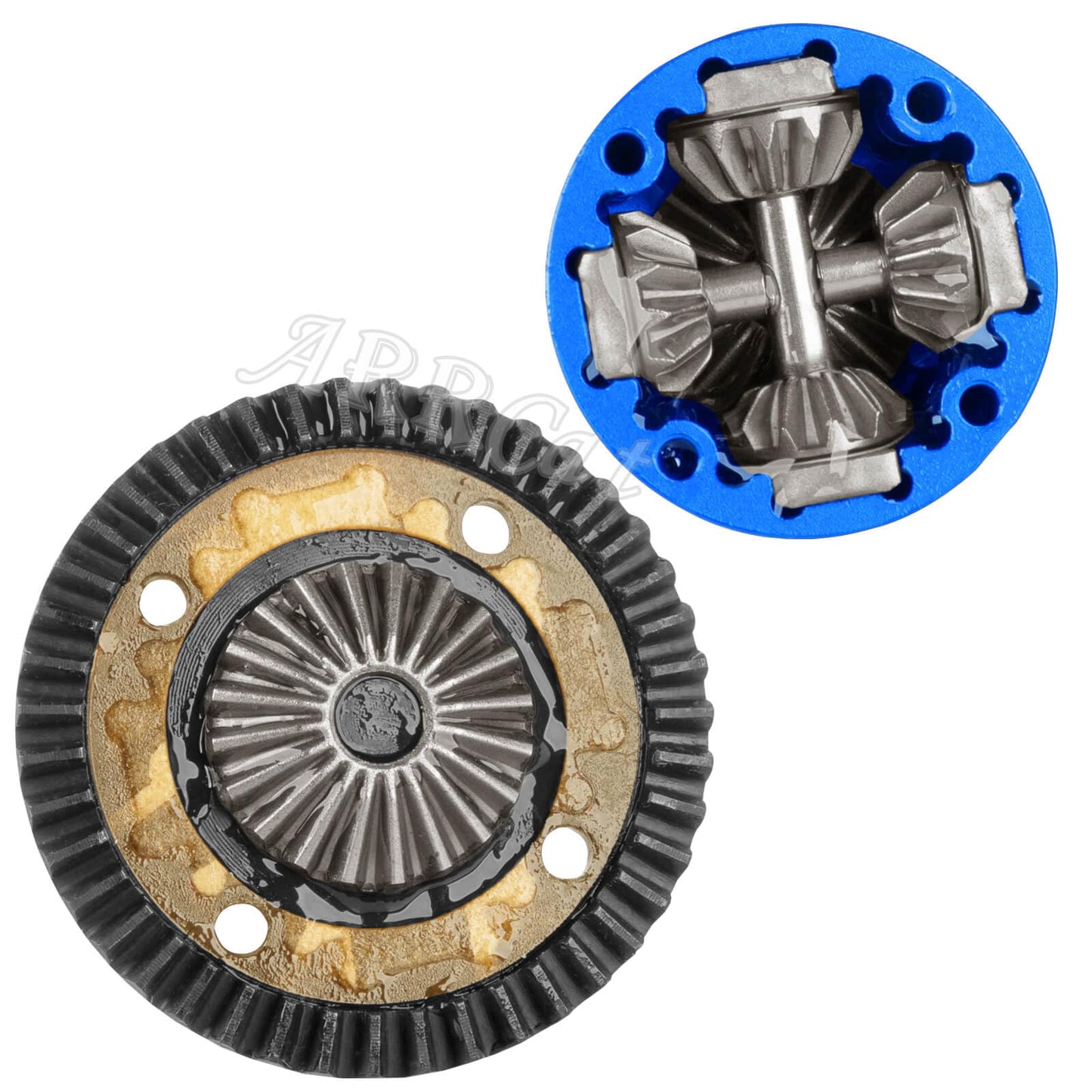 Front Rear 43T Differential & 10T Main Gear Upgrades Part For Arrma 1/7 Fireteam Mojave 6S Blx/Arrma 1/8 Kraton Notorious Outcas
