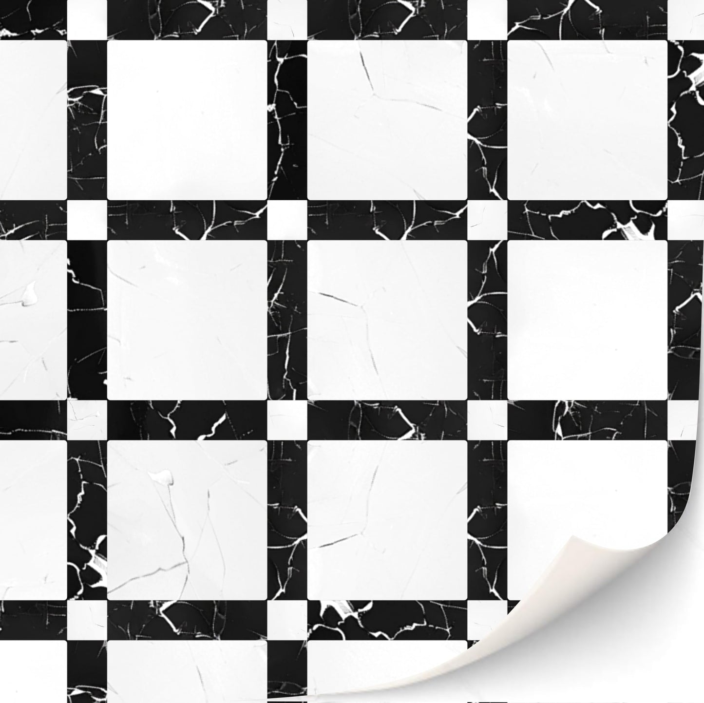 3 Sheets Self Adhesive Floor Tiles For Dollhouse 1:12 Scale (Chenonceau)
