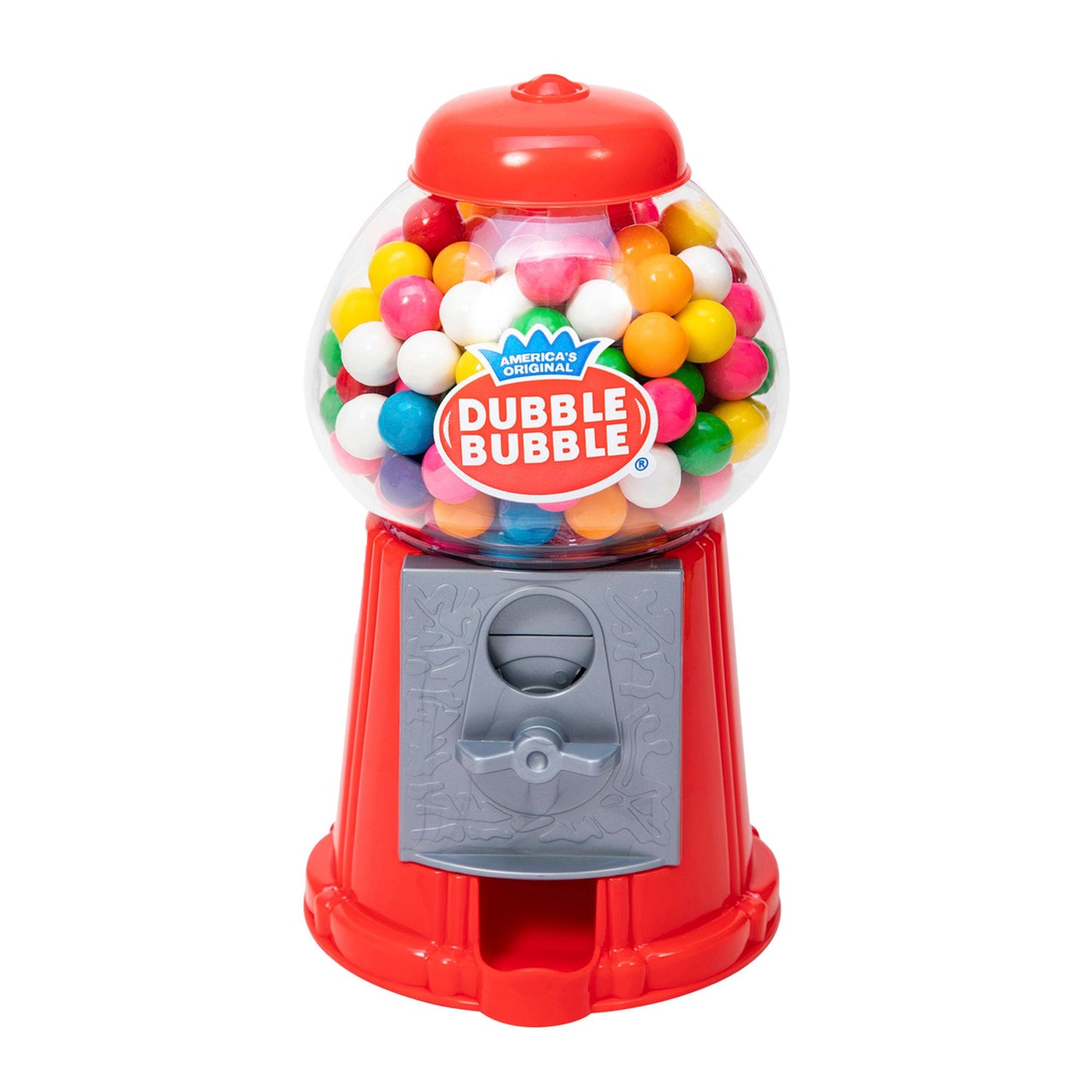 Schylling Brand Classic Retro Gumball Coin Bank - 8.5' Tall - Includes 45 Dubble Bubble Gumballs - Ages 3+