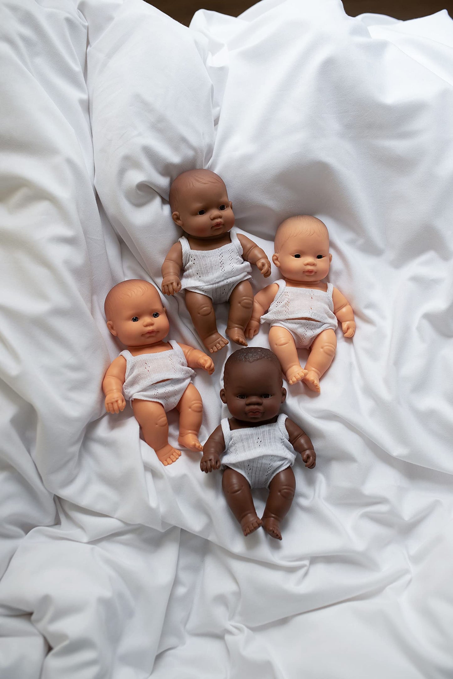 Miniland Doll 8 1/4'' African Boy (Box) - Made In Spain, Anotomically Correct, Quality, Inclusion