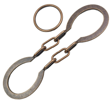 MAGIKON Traditional Brain Teaser Puzzle - Metal Horseshoe, Bronze, Normal Size, Model E2383