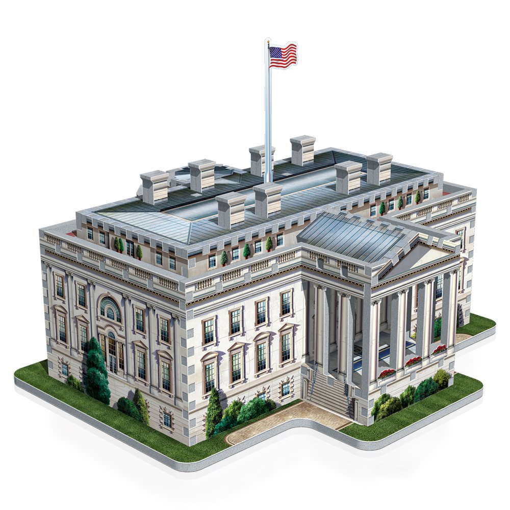Wrebbit 3D The White House - 3D Jigsaw Puzzle (490 Pieces) (W3D-1007)