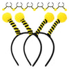 NUOBESTY 8pcs Bee Tentacle Headbands Bee Antenna Headwears Honey Bee Headpieces for Children Costume Cosplay Dress Party Props