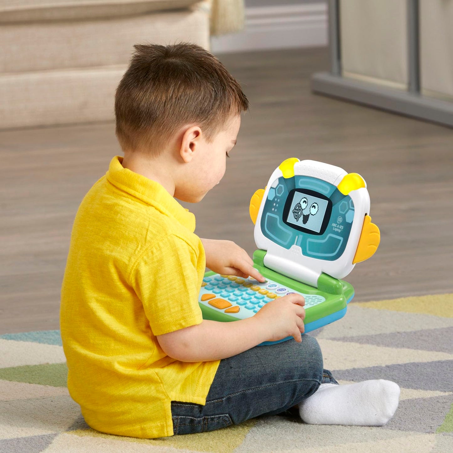 Leapfrog Abc And 123 Laptop For Preschoolers Ages 3-7 Years, Green