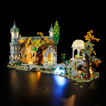 Yeabricks Led Light For Lego-10316 Lord Of The Rings The Lord Of The Rings: Rivendell Building Blocks Model (Lego Set Not Included)
