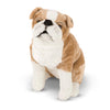Melissa & Doug Giant English Bulldog Stuffed Animal - Lifelike, Nearly 2 Feet Tall, Multi-Color, Large, Fabric, Model 4865