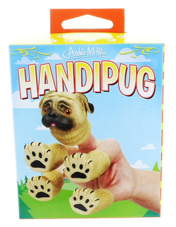Mcphee Archie Handipug Novelty Finger Puppet