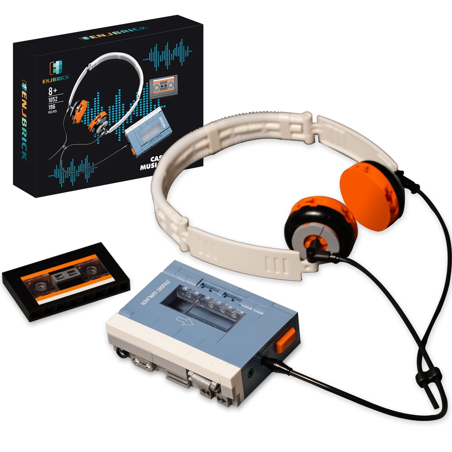 Creator Music Player Building Set Compatible With Lego For Adults,Christmas Toys For Boys And Girls 8-14 Years,Retro Model Building Kit