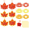 chiazllta 30 Sets Fall Leaf Tissue Craft Kit Autumn DIY Maple Leaves Craft Bulk Back to School Party Favors Harvest Thanksgiving