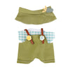 Abincee 17cm Doll Clothes Compatible with Labubu enhanced Doll Outfit Set Fashion Designed Dresses (Green)