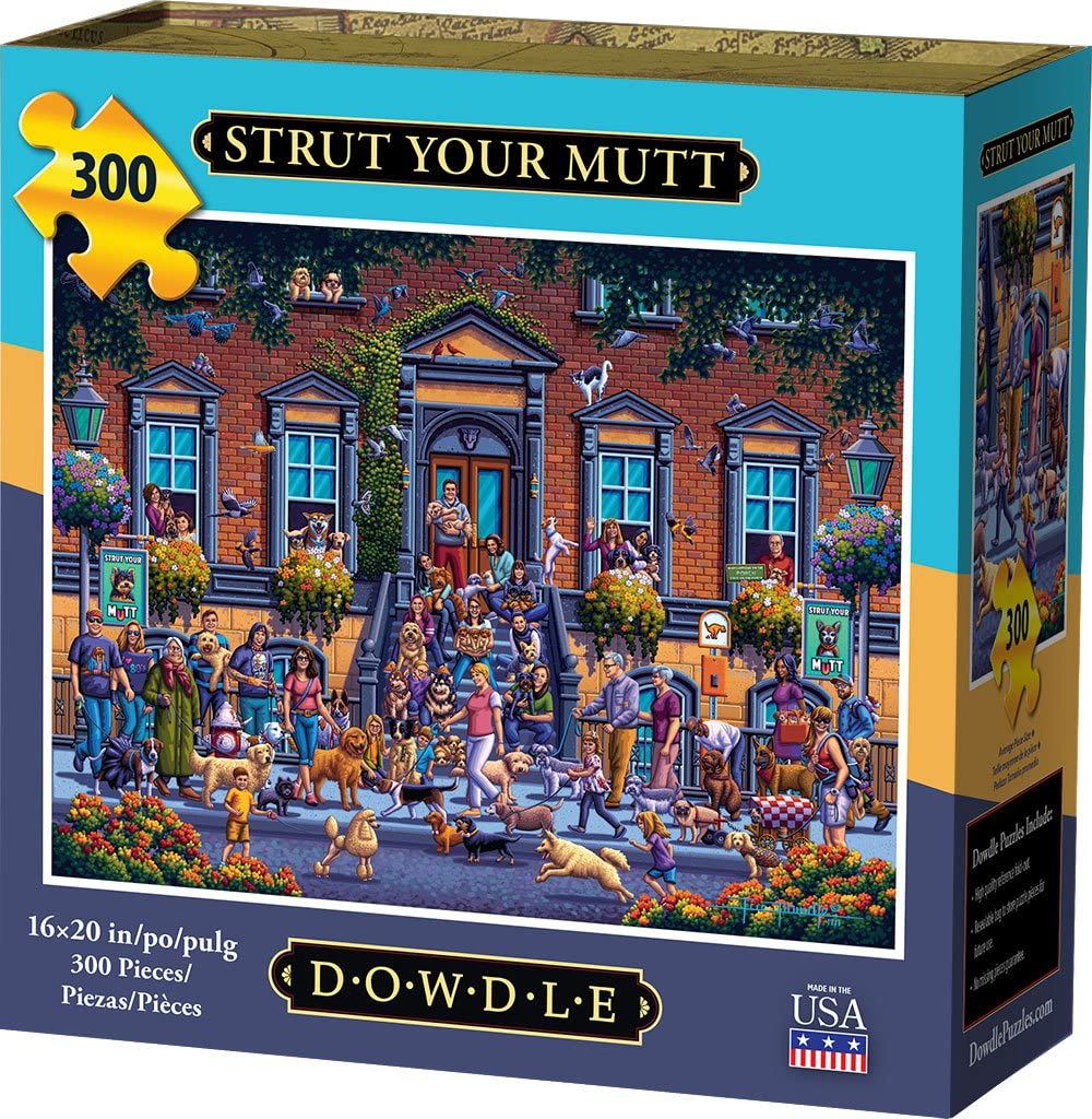 Dowdle Jigsaw Puzzle - Strut Your Mutt - 300 Piece