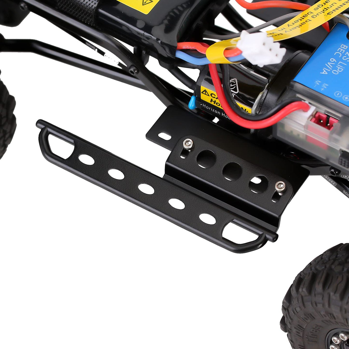 INJORA Metal Side Pedal Rock Sliders 1/24 RC Crawler Car Accessories for Axial SCX24 Gladiator Dodge Power Wagon Upgrade Parts