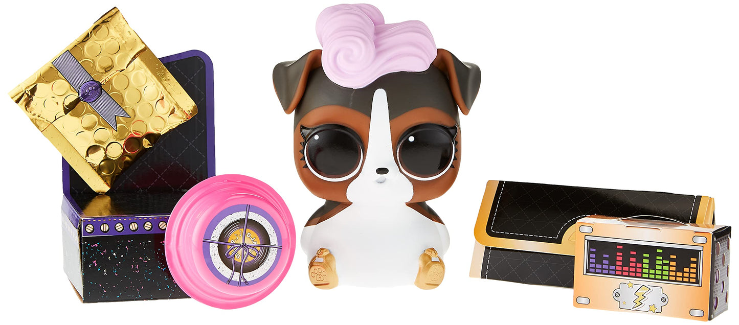 L.O.L. Surprise! Big Pet Dj K.9. With 15 Surprises Including Wear And Share Glasses & Necklace, 2 Pet Babies, Accessories, Backpack Or Piggy Bank, Gifts For Kids And Toys For Girls Ages 4 5 6 7+ Years Old