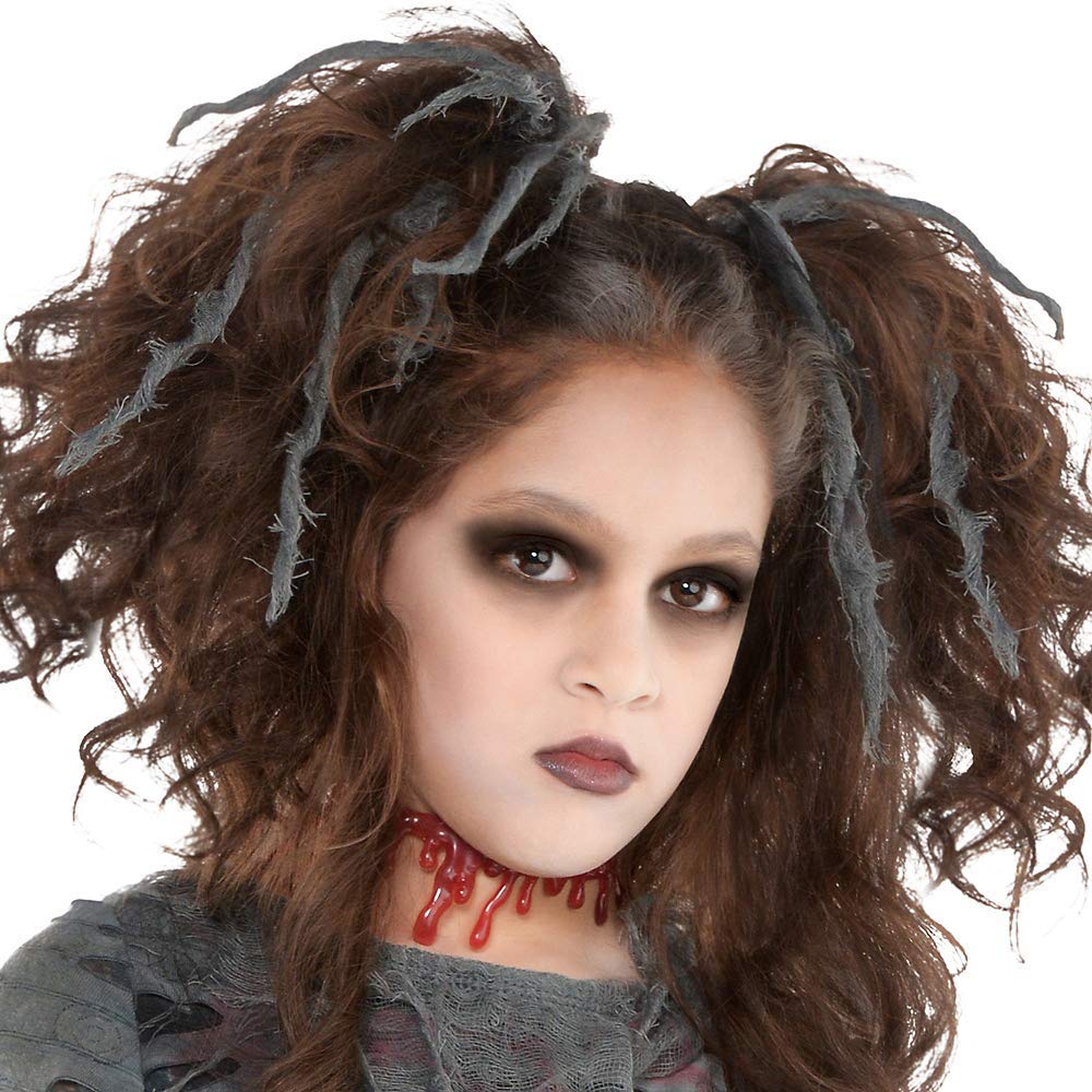 Amscan Girls Undead Walker Costume, Small - 4-6, 1 Pc