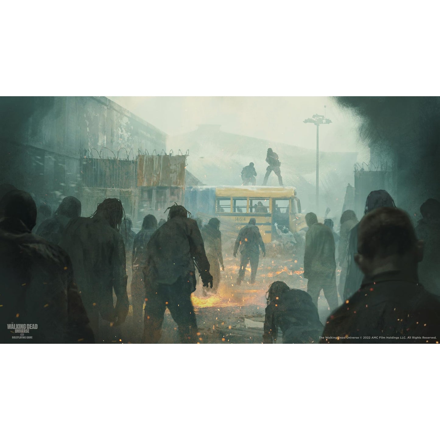 Free League Publishing The Walking Dead Universe RPG Core Rules - Hardback RPG Book, Horror Roleplaying, Free League Publishing