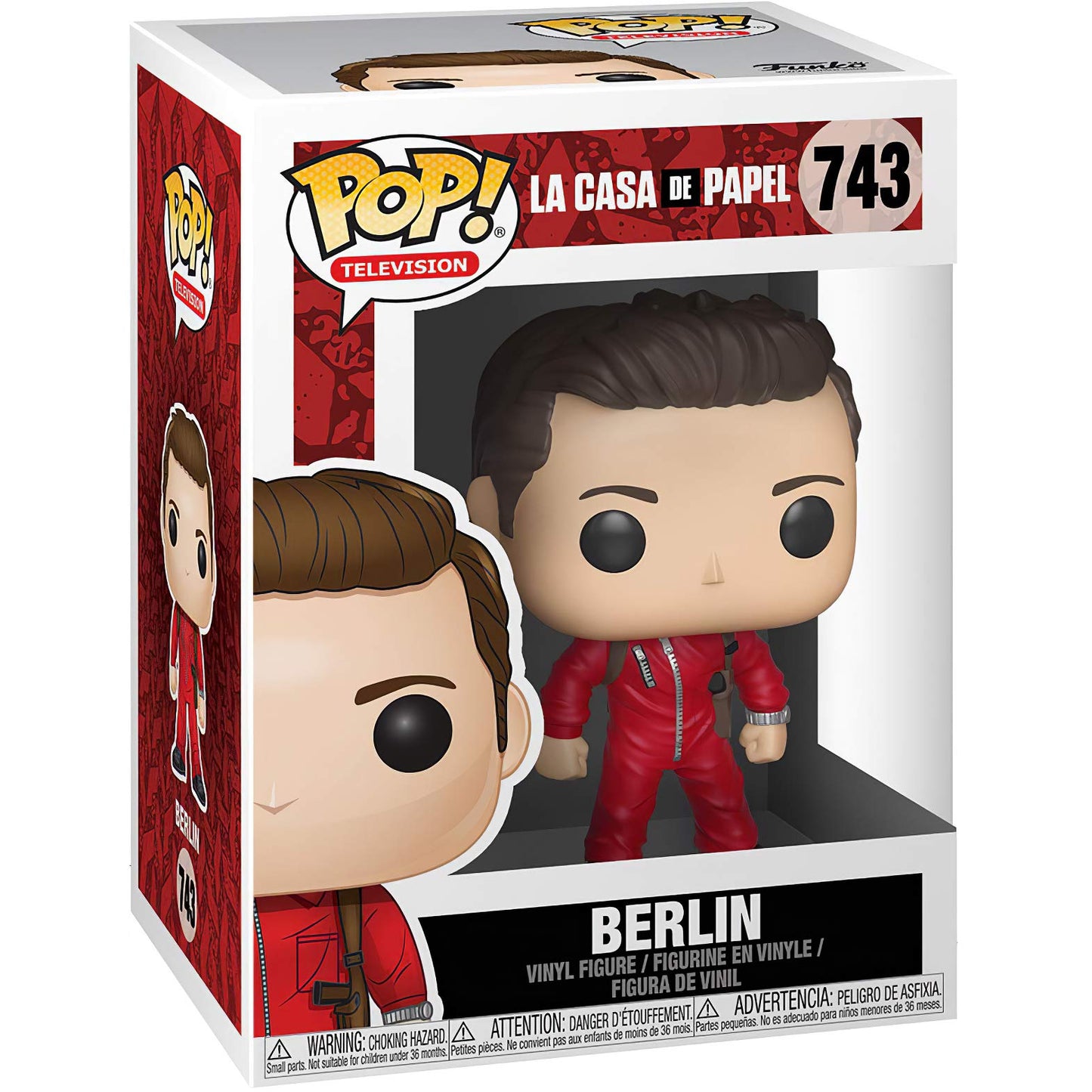Berlin: Funk O Pop! Tv Vinyl Figure Bundle With 1 Compatible 'Toysdiva' Graphic Protector (34498 - B)