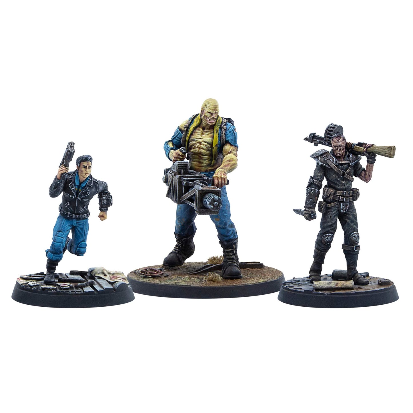 Modiphius Fallout Wasteland Warfare: Survivors: Capital Companions - 3 Miniatures, 32Mm Unpainted Resin Figures, Capital Wave