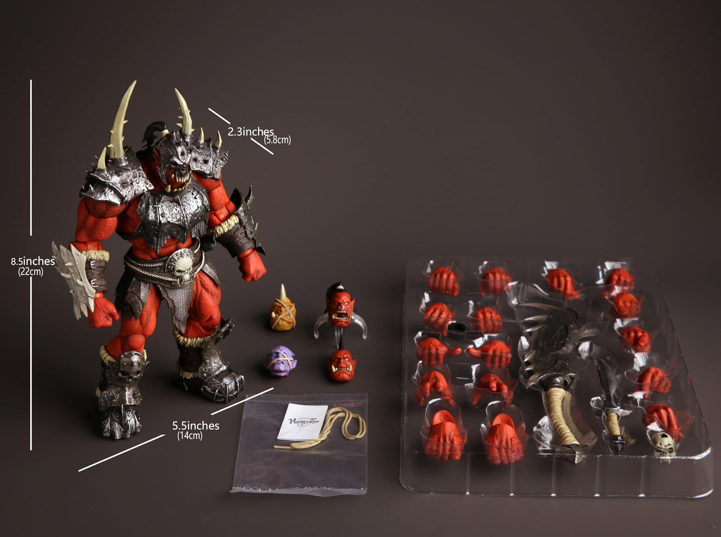 METYTOYZ MEMORYTOYS Bounty Hunter Bloody Hands Morlock Action Figure (Red Editon)