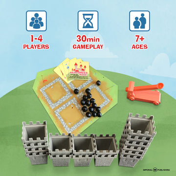 Catapult Castle 1-4 Player Medieval Dexterity Game