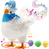 dgdgcool Easter Toys Chicken Laying Eggs Electric Chicken Stuffed Animal Dancing Toy Stuffed Plush Toy with Music