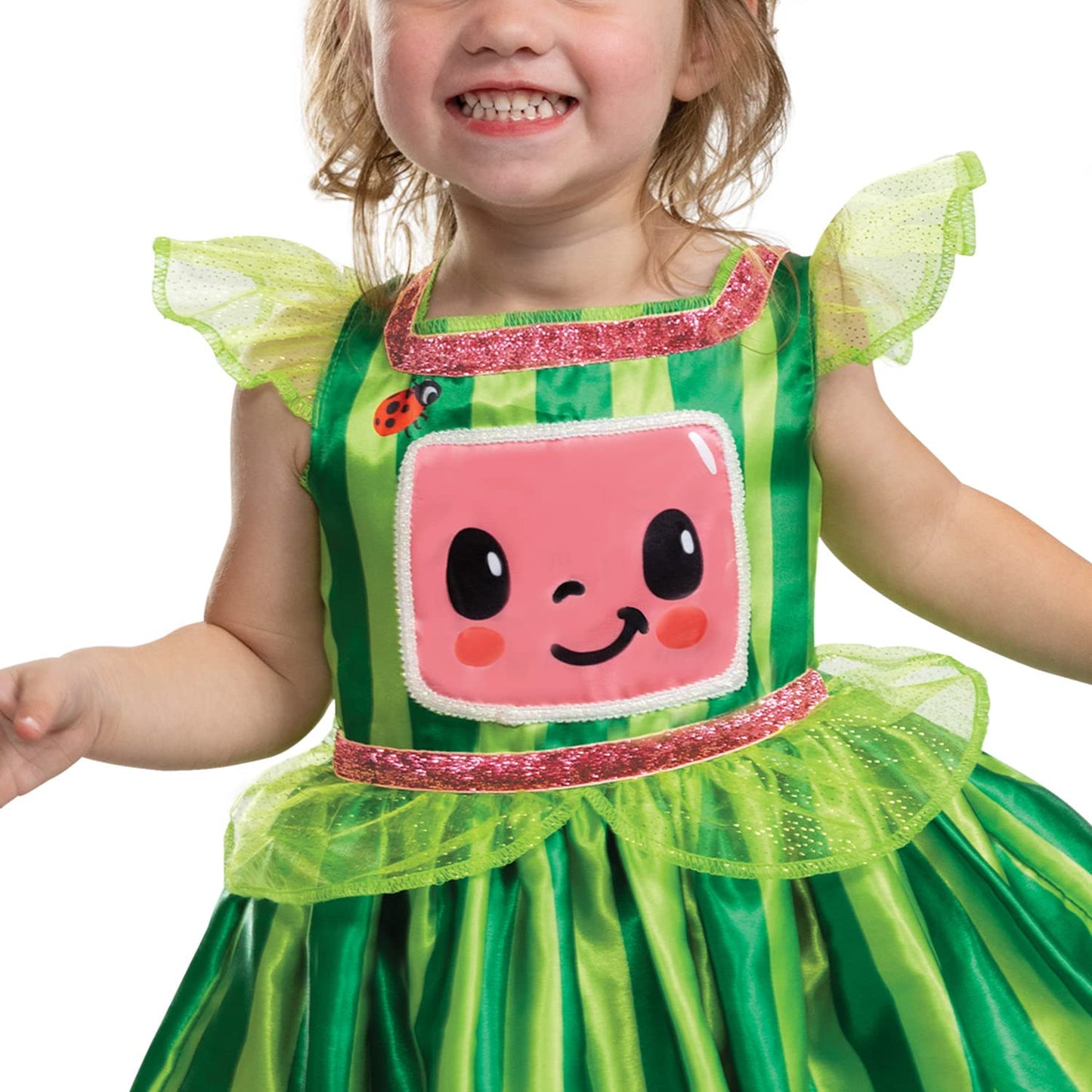 Disguise Cocomelon Toddler Dress, Official Cocomelon Costume Tutu Outfit For Kids, Toddler Size (2T)