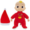 CoComelon Musical Deck The Halls JJ Doll - Festive Roto Doll with Santa Hat, Activated Sounds, Perfect for Preschoolers, Model CMW0119