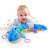 Baby Toys 0-6 Months, Baby Musical Toys - Stuffed Animal Activity Soft Toywith Rattles, Crinkle, Bell;Baby Sensory Teething Toys