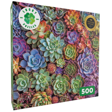 Lucky Puzzles Green Thumb Gala | 500 Piece Jigsaw Puzzle For Adults | Premium Quality | Colorful Artwork Puzzle | Brain Teasing