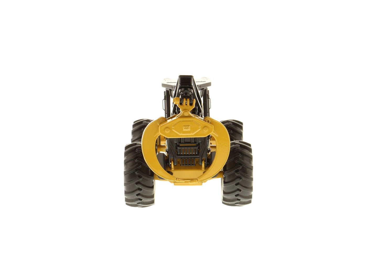 Diecast Masters 1:50 Scale Caterpillar 555D Grapple Skidder Model 85932 - Yellow Metal Construction Equipment