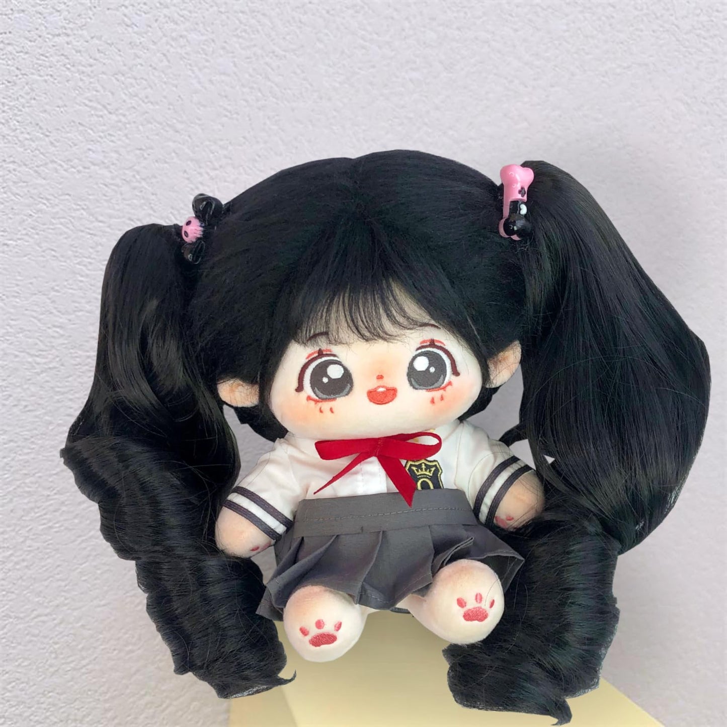 Calembou Plush Doll, 20Cm Cute Cotton Doll With Skeleton, Anime Plushies Soft Stuffed Dress Up Doll, Kawaii Plush Toys Gift Come