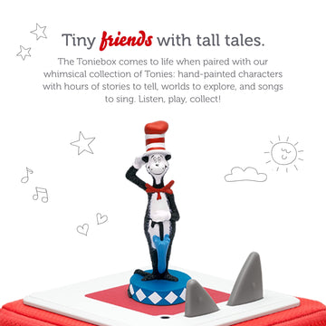 Tonies The Cat in The Hat Audio Toy Figurine - Medium, Multicolored, Plastic, Model 10000792