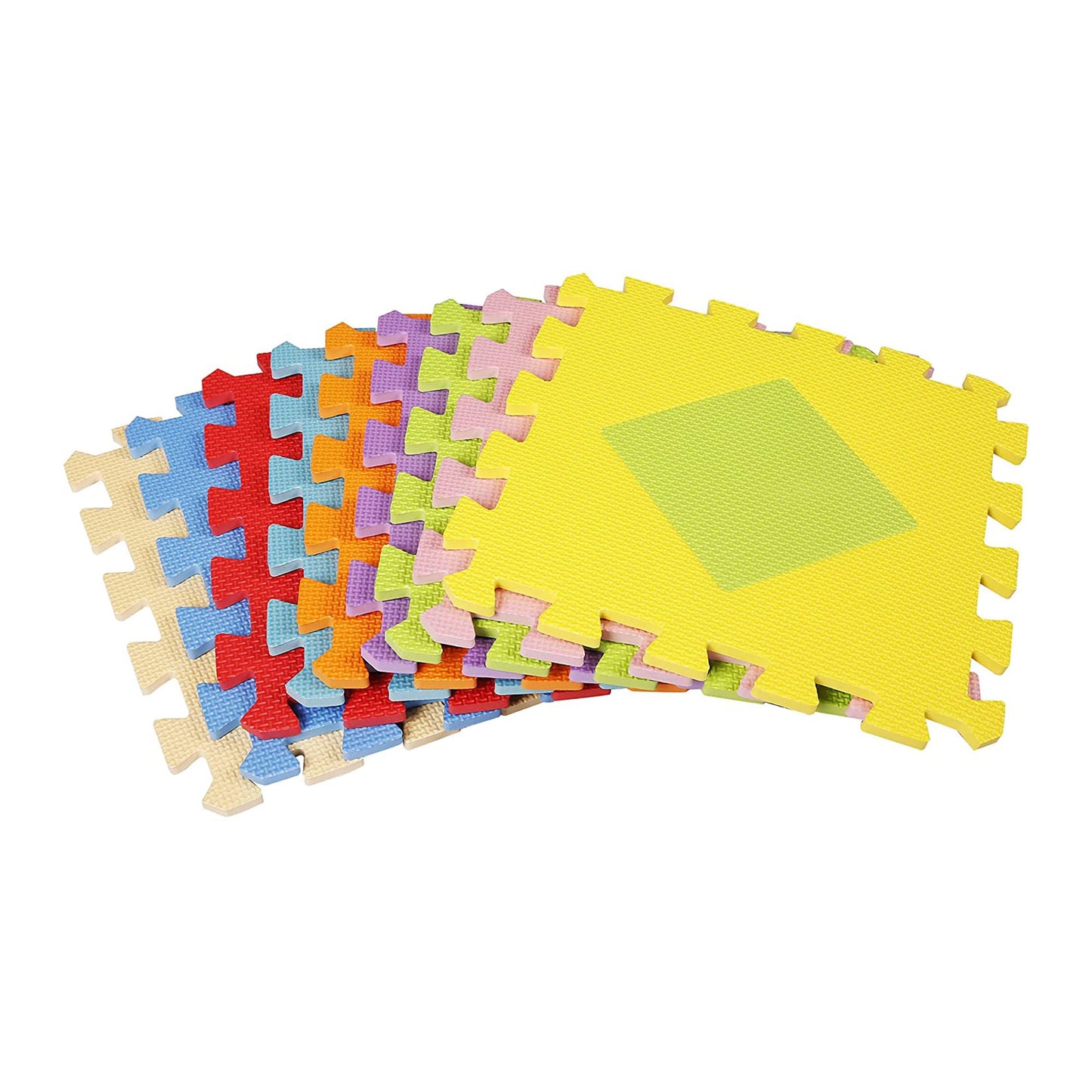 Balancefrom Kid'S Puzzle Exercise Play Mat With Eva Foam Interlocking Tiles