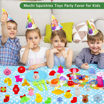 NANEEZOO Squishy Toys Random 30 Pack Mini Squishy Mochi Party Favors for Kids 4-8 8-12 Stress Relief Toys for Boys Girls Goodie Bags Xmas Gifts Classroom Prizes (30 Pack)