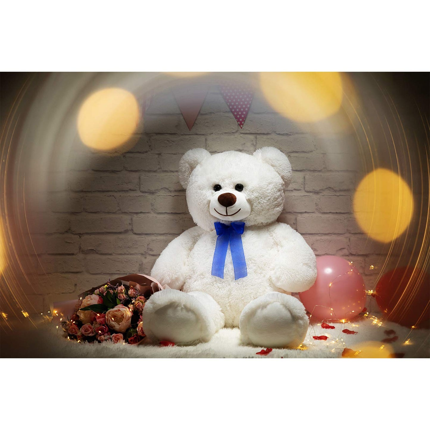 Hollyhome Teddy Bear Plush Giant Teddy Bears Stuffed Animals Teddy Bear Love 36 Inch White