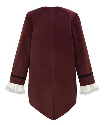 Relibeauty Boys Benjamin Franklin Costume Kids With Wig,150