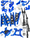 RCHuiWow RC Upgrades Part for 1/10 Rustler 4x4/Rustler 4x4 VXL 4WD,Driveshaft,Suspension Arms,Steering Blocks,Caster Block,Rear