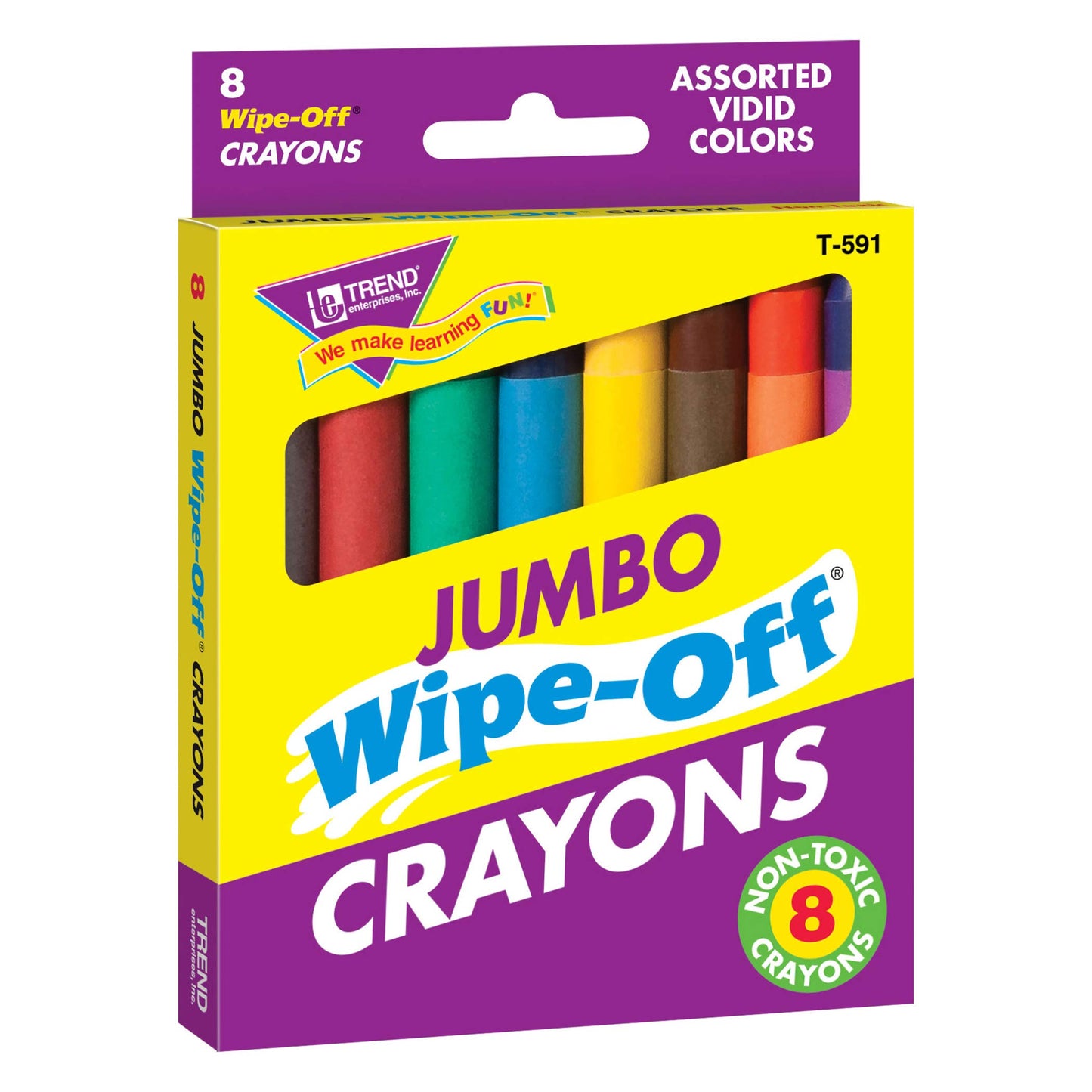 Trend Enterprises Alphabet Reusable Book & Crayons
