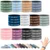 Sratte 48 Pcs Inspirational Silicone Wristbands Rubber Stretch Unisex Easter Bracelets End Of School Year Gift For Student(Vibra