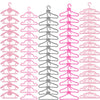 E-Ting 60 Pcs Mini Doll Clothes Hangers Plastic Mixed Little Hangers Doll Clothes Accessories For 11.5 Inch Doll Clothes Gown Dress Outfit