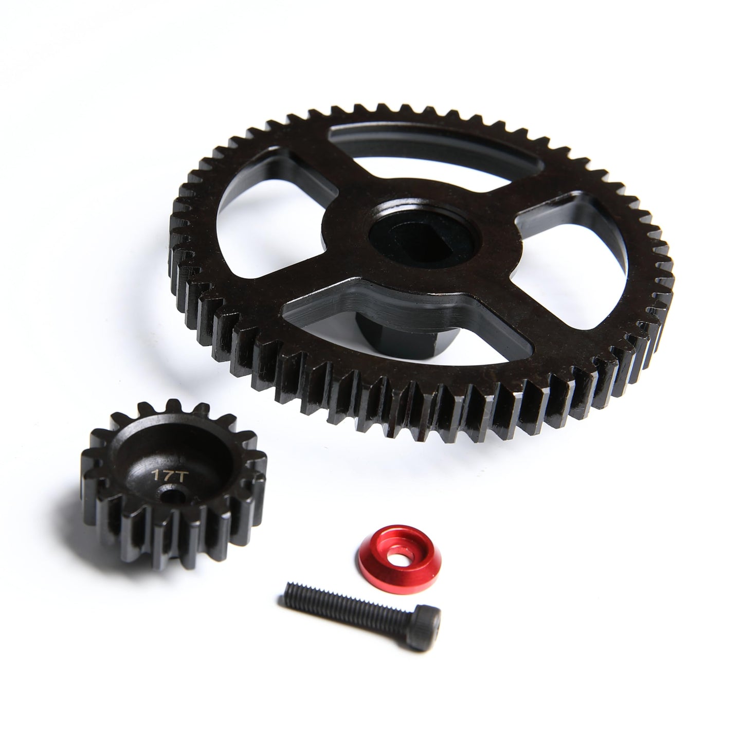 Gtbracing Steel 57T 17T Spur Gear Set For 1/5 Rc Car Hpi Km Rv Baja 5B Ss 5T 5Sc