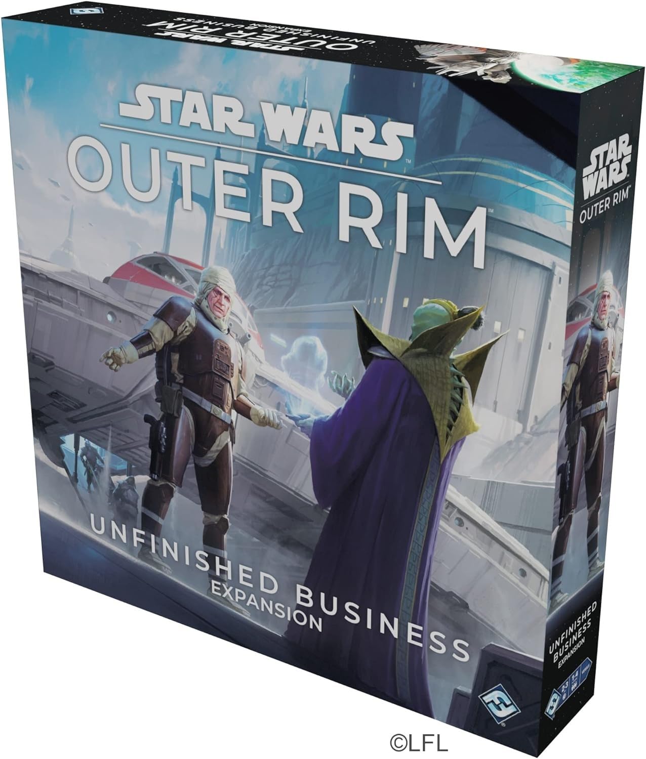 Star Wars: Outer Rim - Unfinished Business Expansion - Strategy Game, Adventure Game For Kids & Adults, Ages 14+, 1-4 Players, 3