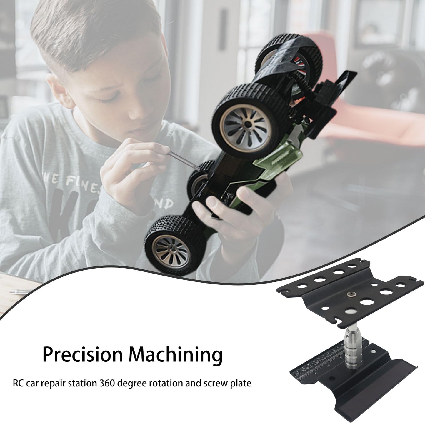 Rc Car Stand Rc Repair Stand 360 Degree Rotation Lift Or Lower For Traxxas Redcat Arrma Axial Rc4Wd Hsp Losi 1/8 1/10 1/12 1/16